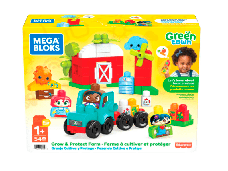 Mattel HDL07 Mega Bloks Green Town Ökofarm Építőkockák