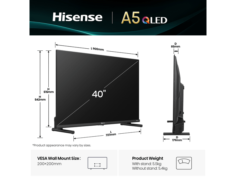 Hisense 40A5Q 40