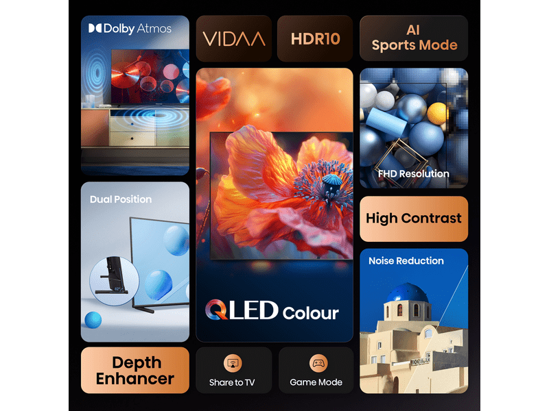 Hisense 32A5Q FullHD Smart QLED televizor