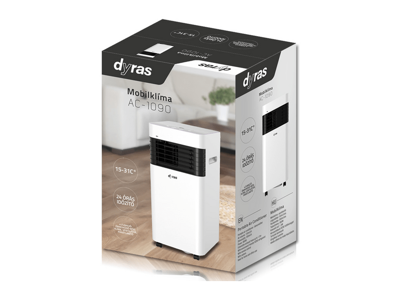 Dyras AC-1090 Mobilklíma, Párátlanító