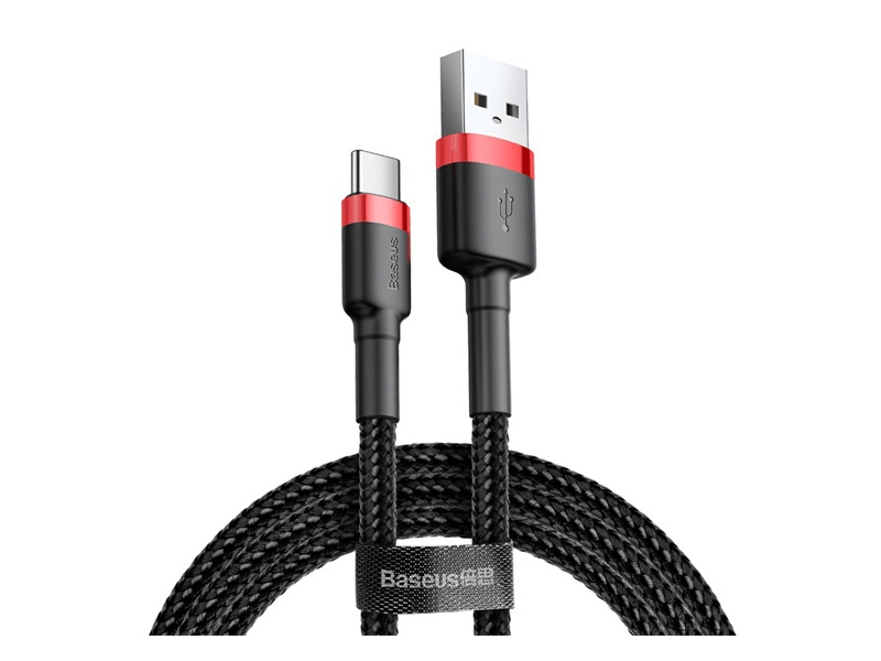 Baseus CATKLF-B91 Cafule USB Type-C, 3A gyorstöltő adatkábel, 1m