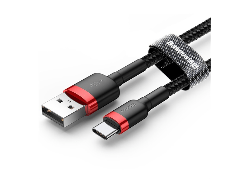 Baseus CATKLF-B91 Cafule USB Type-C, 3A gyorstöltő adatkábel, 1m