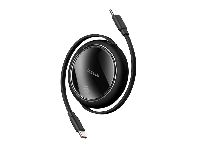 Baseus Free2Draw USB-C, 100W PD adatkábel, 1m, fekete