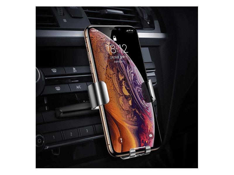 Baseus Metal Age CD nyílásba helyezhető autós telefontartó (SUYLJ01)