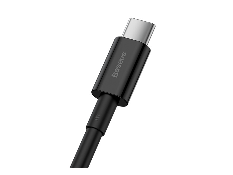 Baseus Superior USB Type-A/USB Type-C Gyorstöltős adatkábel 2m, fekete (CATYSA01)