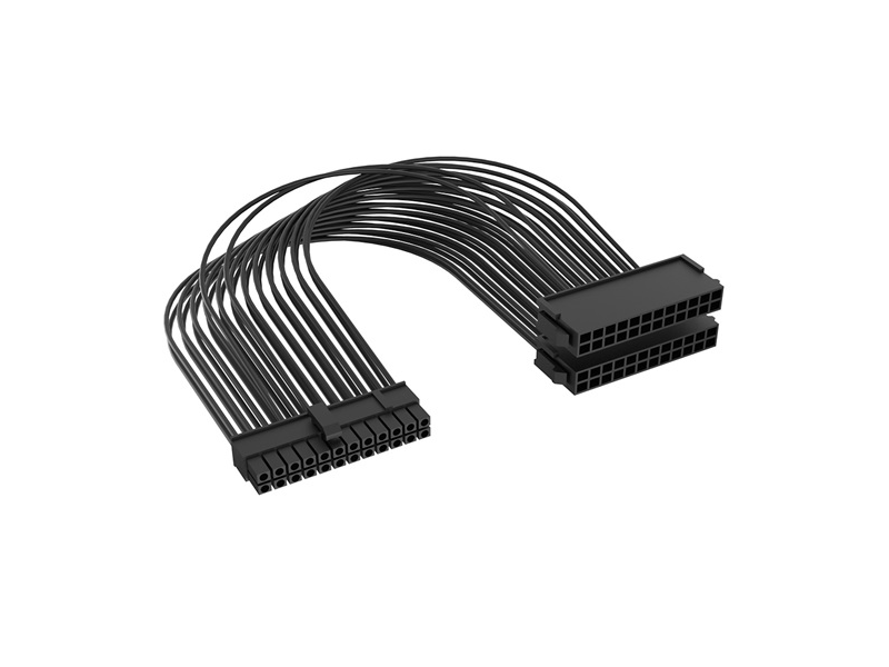 ADA Akasa ATX 24P Male to Dual ATX 24P Female - Tápkábel - 2 Pack - AK-CBPW25-KT02