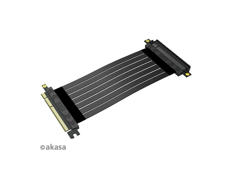 ADA Akasa RISER BLACK X2 Mark IV Premium PCIe 4.0 x16 riser cable - 20cm