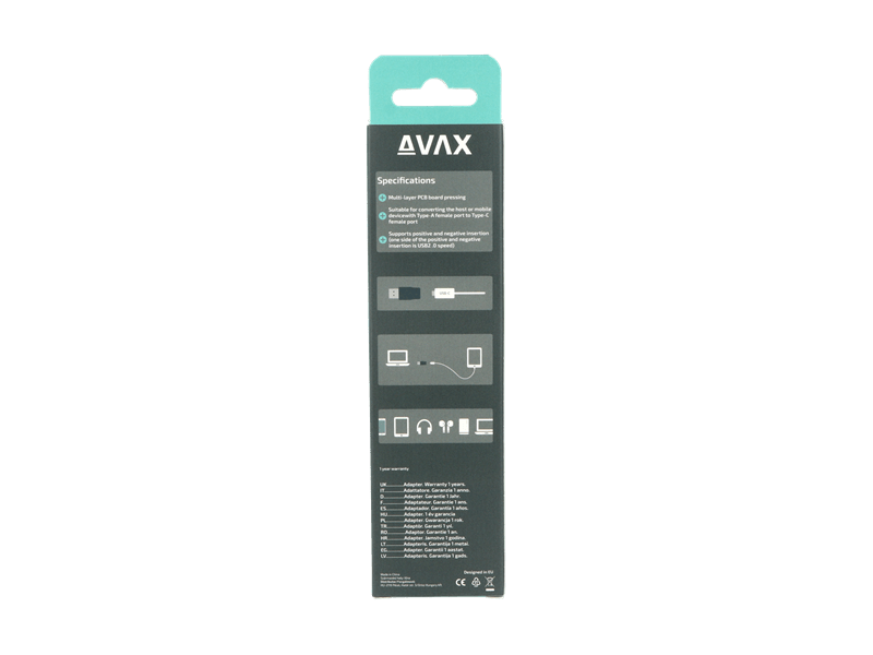 Avax AD601 CONNECT+ USB A - Type C adapter