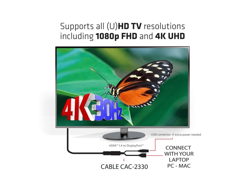 Club 3D CAC-2330 HDMI-DisplayPort Adapter
