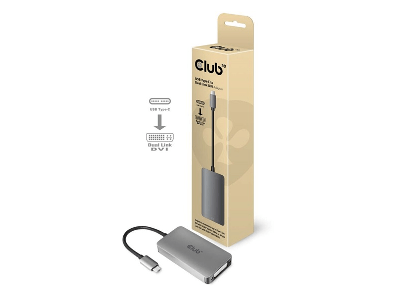 Club3D CAC-1510 USB3.2 Gen1 Type-C - Dual Link DVI-D adapter
