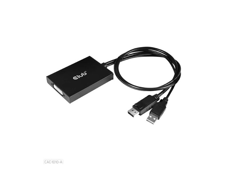 ADA Club3D DisplayPort to Dual Link DVI-D HDCP OFF version Active Adapter M/F - Apple Cinema Kijelzőkhöz