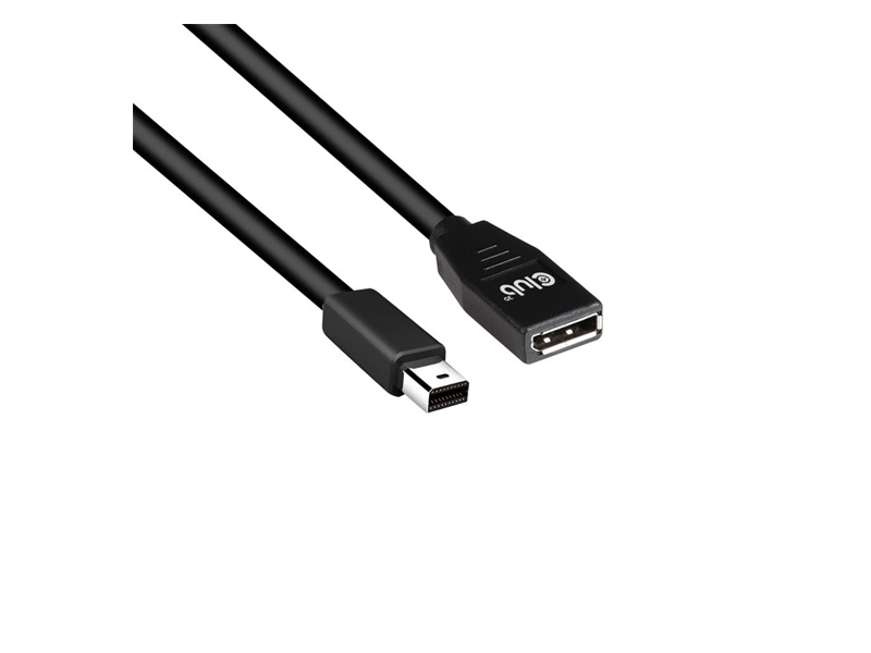 ADA Club3D Mini DisplayPort to DisplayPort1.4 Extension Cable 8K60Hz DSC1.2 HBR3 HDR M/F 1m/3.28 ft