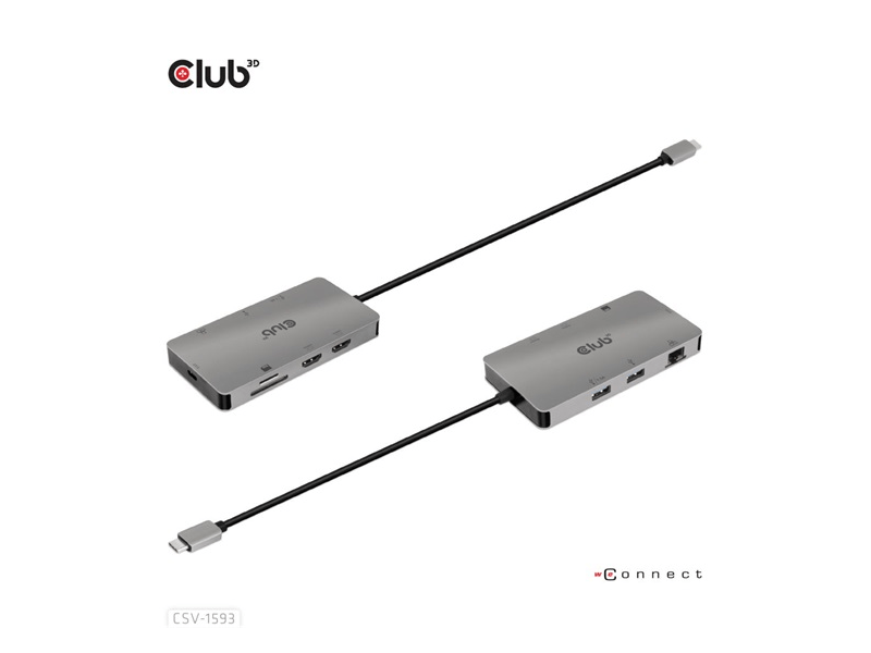 Club 3D CSV-1593 8in1 USB-C HUB