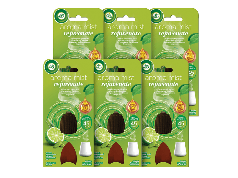 Air Wick Aroma Diffúzor utántöltő – Fiatalság Elixír illat, 6 x 20 ml