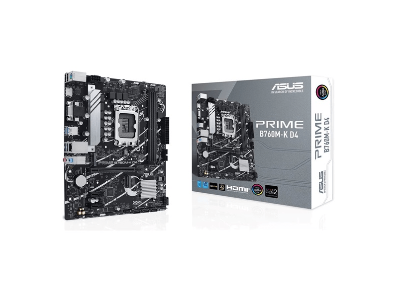 Asus PRIME B760M-K D4 LGA 1700 Alaplap
