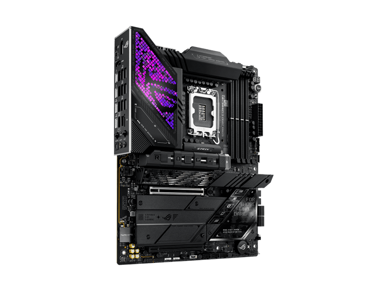 Asus Alaplap - Intel ROG STRIX Z890-E GAMING WIFI LGA1851 (Z890, ATX, 4xDDR5 8800+MHz, 4xSATA3, 7xM.2, HDMI+DP)