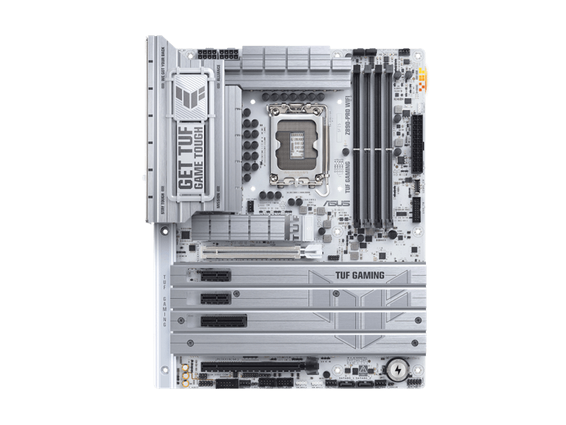 Asus Alaplap - Intel TUF GAMING Z890-PRO WIFI LGA1851 (Z890, ATX, 4xDDR5 9066+MHz, 4xSATA3, 4xM.2, HDMI+DP+2xTB)