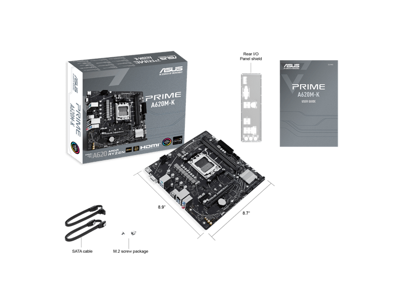 Asus Prime A620M-K AM5 Alaplap