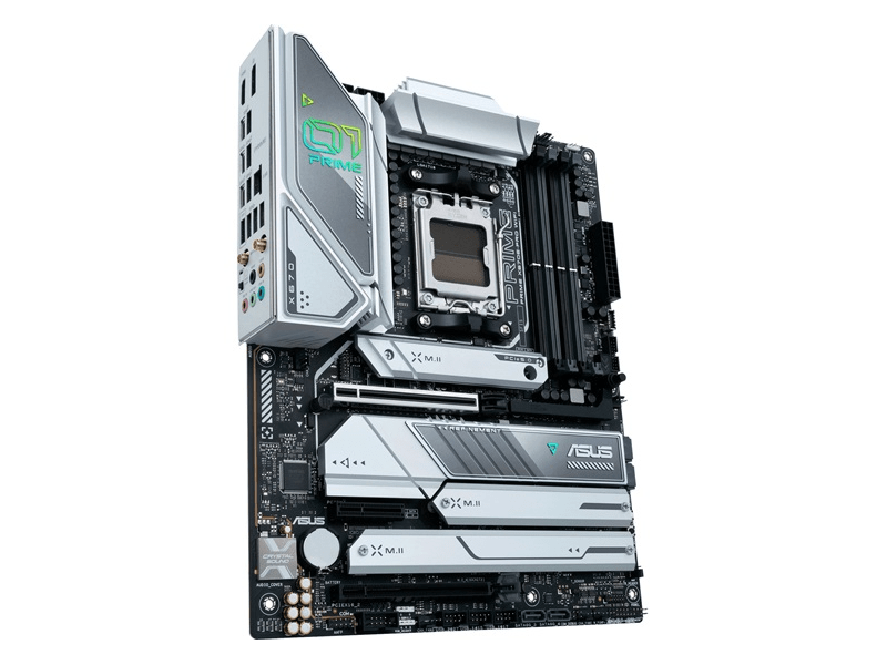 Asus Alaplap - AMD PRIME X670E-PRO WIFI AM5 (X670, ATX, 4xDDR5 6400+MHz, LAN, 4xSATA3, 4x M.2, HDMI+DP)