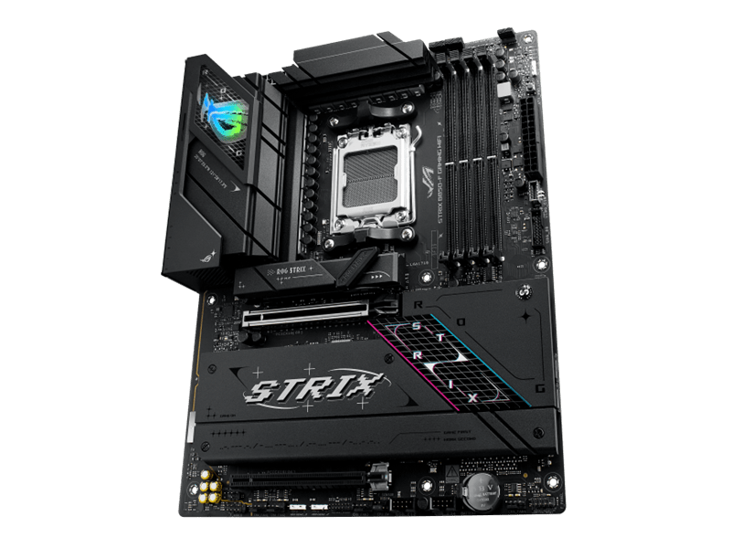 Asus Alaplap - AMD ROG STRIX B850-F GAMING WIFI AM5 (B850, ATX, 4xDDR5 8000+MHz, 2xSATA3, 4x M.2, HDMI+DP)