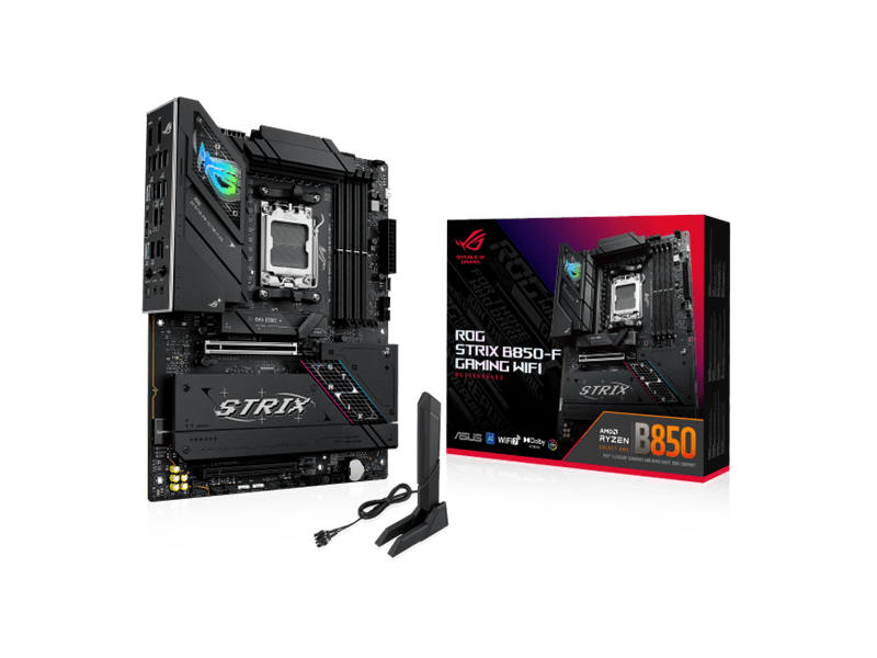 Asus ROG STRIX B850-F GAMING WIFI AM5 Alaplap (ROGSTRIXB850FGAMINGWIFI)