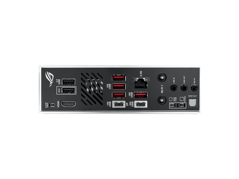 Asus Alaplap - AMD ROG STRIX B850-I GAMING WIFI AM5 (B850, ATX, 2xDDR5 8400+MHz, 2xSATA3, 2x M.2, HDMI+USB-C)