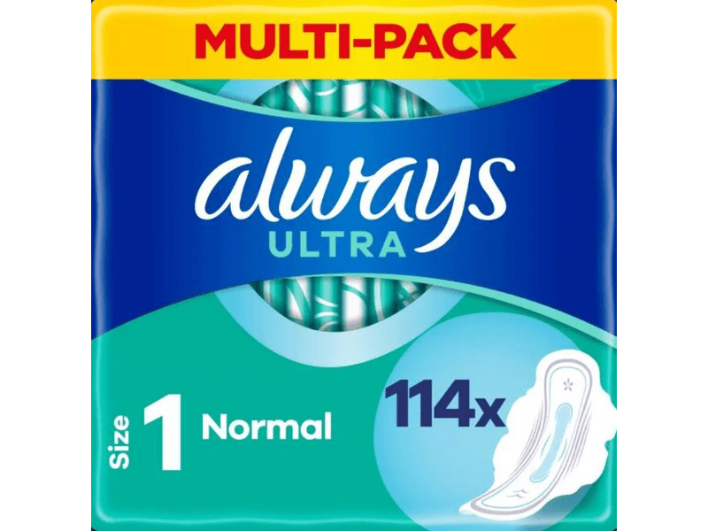 Always Ultra Egészségügyi betét, Normál (114 db)