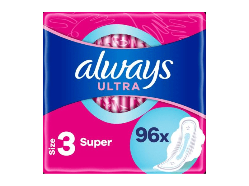 Always Ultra Egészségügyi betét, Super (96 db)