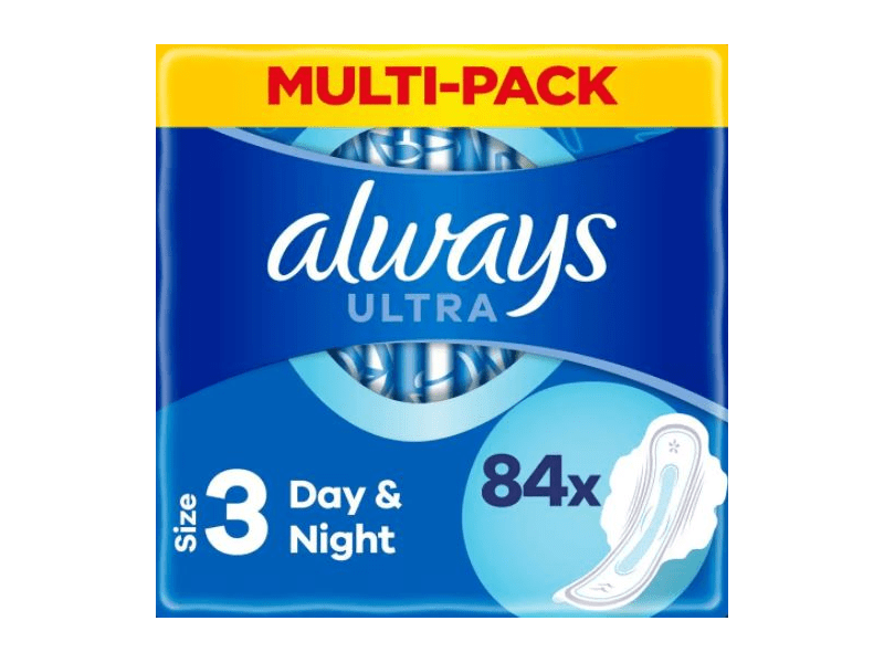 Always Ultra Egészségügyi betét, Day&Night (84 db)