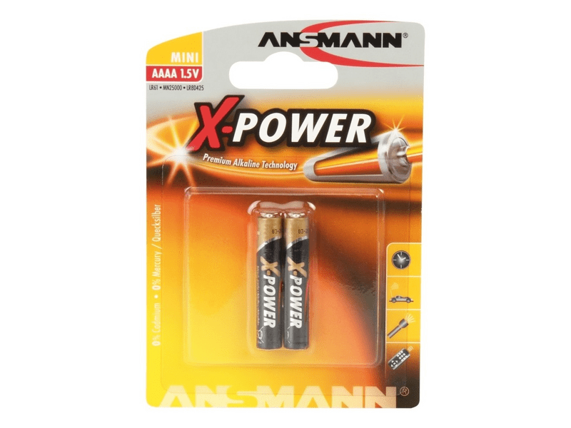 Ansmann AAAA Alkáli elem 2 db/csomag
