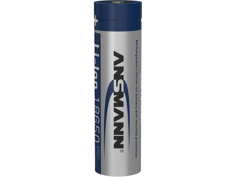 Ansmann 18650 Li-ion 3400mAh védett akkumulátor USB töltéssel (1307-0003)
