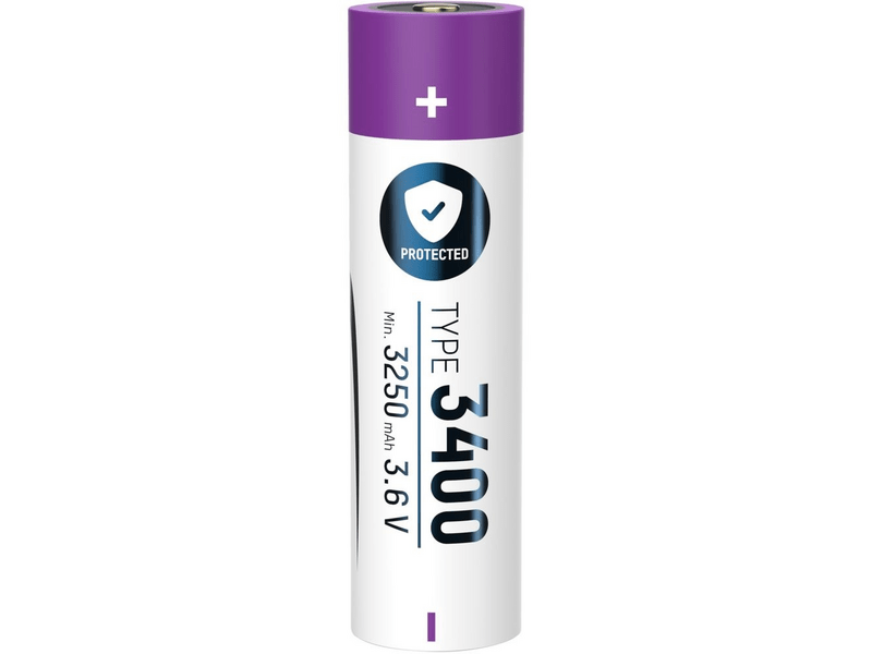 Ansmann 18650 Li-ion 3400mAh védett akkumulátor USB töltéssel (1307-0003)