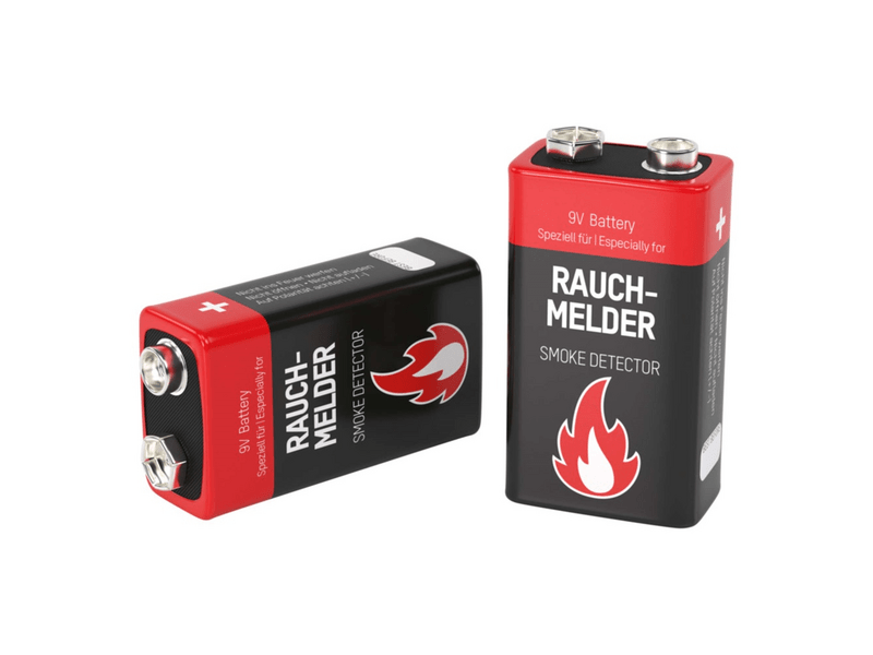 Ansmann 9V 6LR61 elem füstjelzőbe, 2 db (1515-0006)