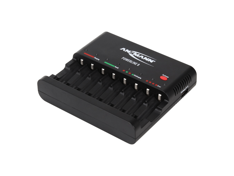 Ansmann akkumulátortöltő 8x AA/AAA NiMH akkuhoz (1001-0006)
