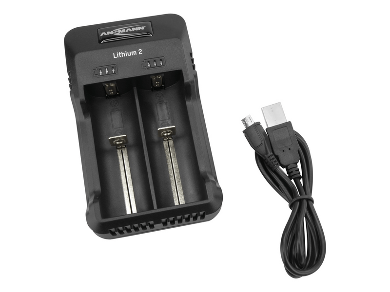 Ansmann akkumulátortöltő Li-ion (18650) és NiMH AA/AAA akkuhoz (1001-0050)