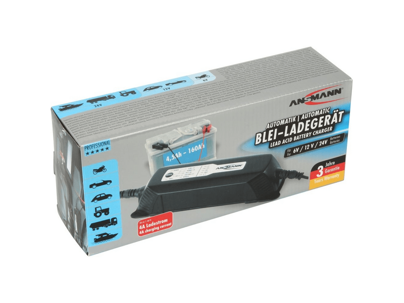 Ansmann ALCT 6-24/4  6V/12V/24V 4A Ólom akkumulátor töltő