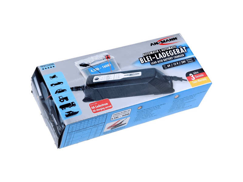 Ansmann ALCT 6-24/4  6V/12V/24V 4A Ólom akkumulátor töltő