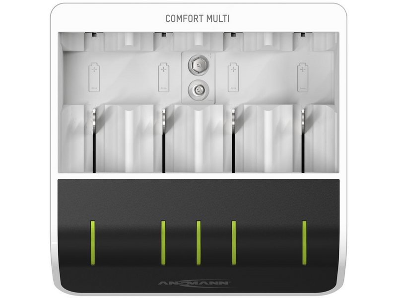Ansmann Comfort Multi töltő AA/AAA/C/D/9V akkuhoz (1001-0093)