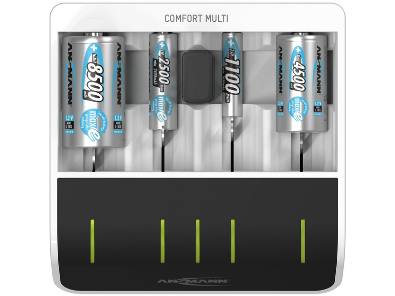 Ansmann Comfort Multi töltő AA/AAA/C/D/9V akkuhoz (1001-0093)