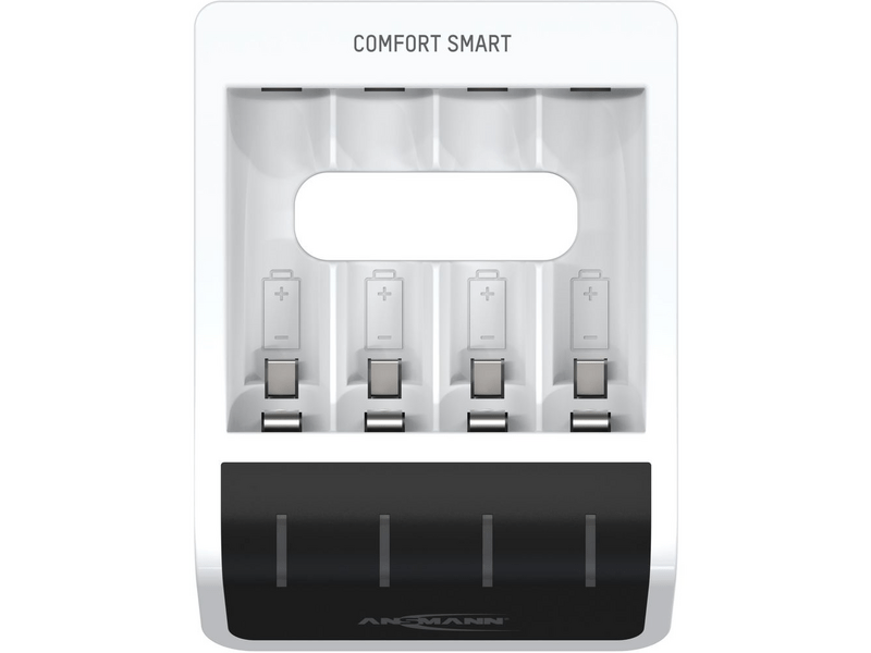 Ansmann Comfort Smart töltő 1-4 db AA/AAA akkuhoz (1001-0092)