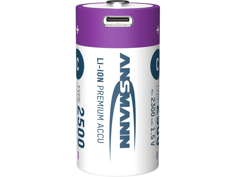 Ansmann Li-ion baby akkumulátor 2500mAh, 2db