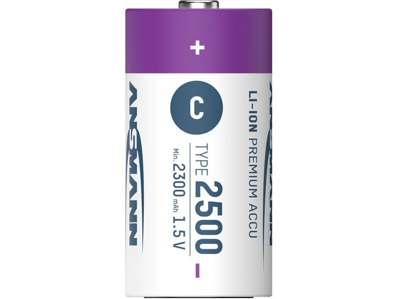 Ansmann Li-ion baby akkumulátor 2500mAh, 2db