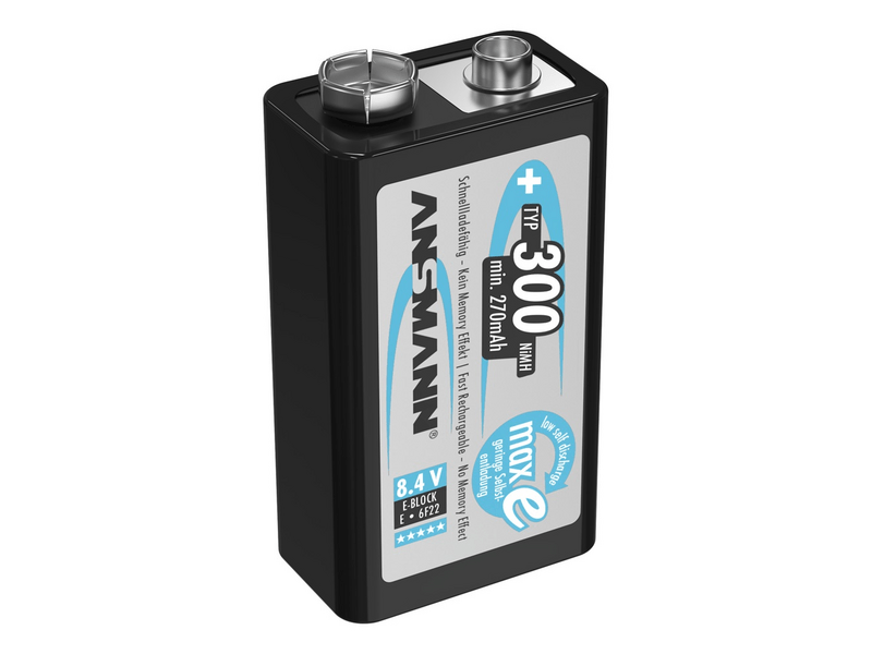 Ansmann Ni-MH 9V/6LR61 300mAh akkumulátor (5035453)