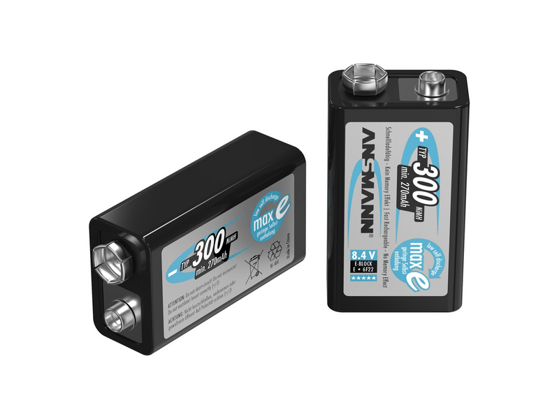 Ansmann Ni-MH 9V/6LR61 300mAh akkumulátor (5035453)