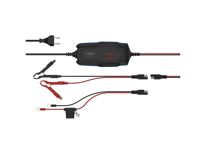 Ansmann ólom/LiFePO4 akkumulátor töltő 6-12V 2A