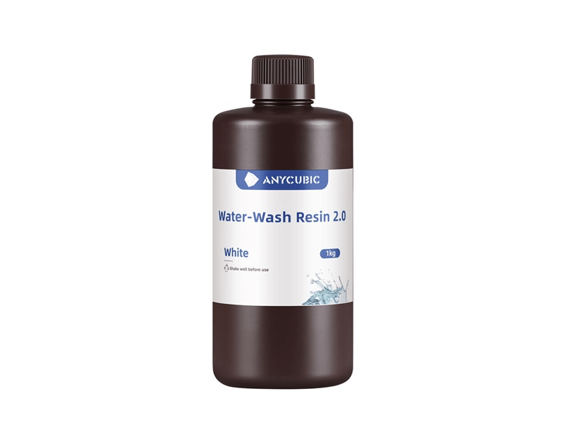 Anycubic Water Washable 3D Gyanta, fehér, 1kg (SSX2WH-102A)