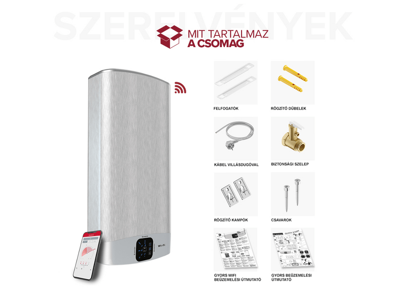 Ariston Velis EVO 100 EU-ERP Wifi Bojler