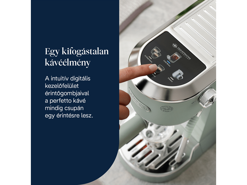 DeLonghi EC890.GR Dedica Duo Manuális espresso kávéfőző, zöld
