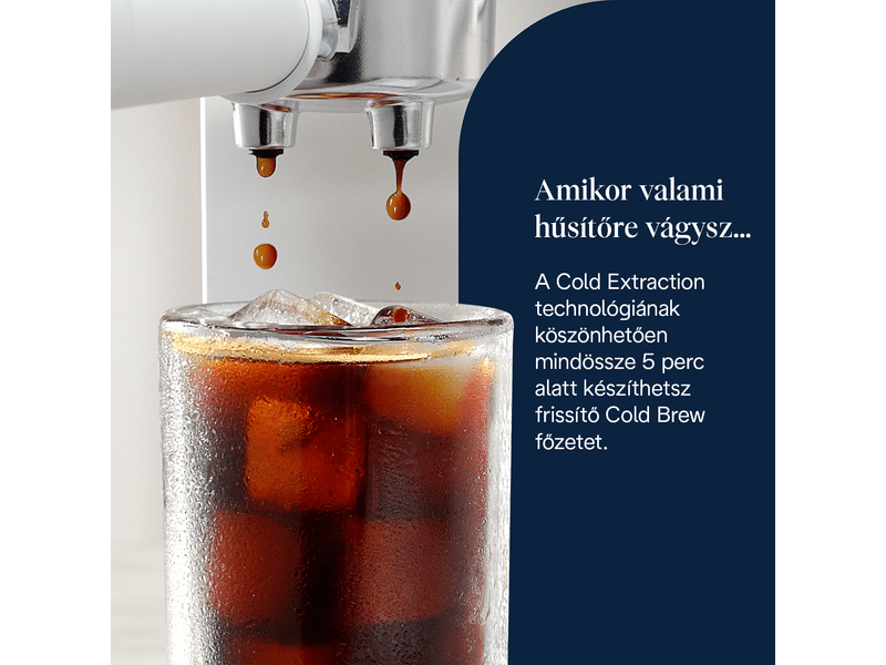 DeLonghi C890.WI Dedica Duo Manuális espresso kávéfőző, fehér