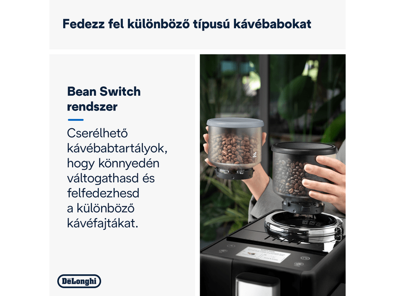 DeLonghi EXAM440.55.B Rivelia Onyx Black Automata kávéfőző